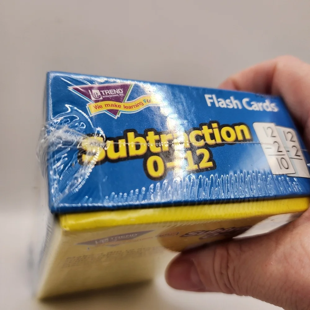 New- Subtraction 0-12 Skill Drill Flash Cards Trend - Picture 3 of 3